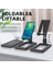 Siyah Masaüstü Ayarlanabilir Cep Telefonu Standı, iPad Tablet iPhone Samsung Smart Için Çok Açılı Evrensel Katlanabilir Stand (Yurt Dışından) 2