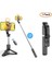 Q02S LED Siyah Kablosuz Bluetooth Selfie Çubuğu Katlanabilir Taşınabilir Tripod, Android iPhone Akıllı Telefon Için Dolgu Işığı Deklanşör Uzaktan Kumanda ile (Yurt Dışından) 1
