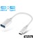 Beyaz USB 3.0 Tip-C Mikro USB Otg Adaptör Kablosu USB 3.0 2.0 Kadın Tip C Erkek Kablo Adaptörü Dönüştürücü Usb-C Kablosu Araba Mp4 Telefon (Yurt Dışından) 1