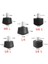 Tip E Mola Evrensel Kaymaz Kauçuk Ayak Pedi Ayak Spike Tripod Monopod Için 3/8 "1/4" M8 (Yurt Dışından) 4