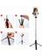 Beyaz Selfie Çubuğu Tripod Bluetooth Uzatılabilir El Telefonu Tutucu Sopa Uzaktan Kumanda ile Cep Telefonu Selfie Çubuğu Için (Yurt Dışından) 5