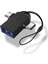 Gümüş 2in1 Otg Adaptör Usb3.0 Dişi Kablo Dönüştürücü Tip C USB Konektörü U Disk Fare Dizüstü Bilgisayar Alüminyum Alaşımlı Go Dönüştürücü (Yurt Dışından) 2