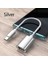 Gümüş Elough USB Tip C Otg Adaptör Kablosu USB C Erkek USB 2.0 Dişi Otg Dönüştürücü Veri Transferi Macbook Samsung Huawei Xiaomi Için (Yurt Dışından) 1