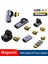 AD093 100W Otg Manyetik USB C Adaptörü Metal Tip C USB 4.0 Dönüştürücü 40GBPS MacBook Pro Air Smartphone Dizüstü Bilgisayar Için Hızlı Veri Transferi (Yurt Dışından) 2