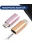 Gül Altın 2 Adet Tip-C 3.5mm Jack Dönüştürücü Kulaklık Ses Adaptör Kablosu Tipi USB C 3.5mm Kulaklık Aux Kablosu Huawei Xiaomi Için (Yurt Dışından) 2