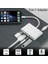 E Lightning - HDMI Adaptörü Mikrofon Ses Kablosu Aux Jack Çift USB Hub 4K Av Tv Otg iPhone Için Şarj 12/11PRO/11/XS//X/8/IPAD (Yurt Dışından) 2