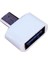 Beyaz 1 Adet Yeni Evrensel Mini Mikro USB 2.0 Otg Adaptör Konnektörü Android Cep Telefonu Için Usb2.0 Tip-C Otg Kablo Adaptörü (Yurt Dışından) 1
