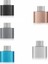 Siyah 1 Adet Usb-C 2.0 Tip C USB 2.0 Otg Metal Renkli Dönüştürücü Erkek Dişi Adaptör Android Akıllı Telefonlar Için Aksesuarlar (Yurt Dışından) 2