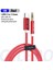 Kırmızı USB Tipi C Aux Kablo Jakı 3.5mm Ses Kablosu USB C 3.5 mm Adaptörü Samsung S21 20 Huawei Xiaomi Araba Kulaklık Hoparlör Aux Kablosu (Yurt Dışından) 1