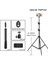 SH-SJJ-01-200 Tripod Telefon Tripodu Standı Halka Işık 1/4 Vida Kafası Esnek Selfie Bluetooth Uzaktan Kumanda Tutucu Telefon Için (Yurt Dışından) 1