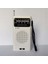 Beyaz Mini Cep Fm/am Radyo Yaşlılar Için Taşınabilir Dijital Radyo Spor Açık Müzik Çalar 3.5mm Kulaklık Jakı ile (Yurt Dışından) 1