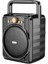 Siyah Cep Fm Radyo Taşınabilir Kablosuz Bluetooth Hoparlör Açık Subwoofer Müzik Çalar Desteği U Disk Tf Kart Aux Oyun (Yurt Dışından) 1