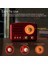 Kırmızı Prunus J-160 Klasik Retro Fm Am Masaüstü Radyo Alıcısı Şarj Edilebilir Taşınabilir Mp3 Radyolar Stereo 3 W Bluetooth Hoparlör Aux USB (Yurt Dışından) 5