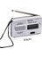 Stil B Taşınabilir Radyo Cep Boyutunda USB Powered Mini Çok Fonksiyonlu Fm Radyo Yaşlı Dijital Fm Mp3 Çalar Hoparlör (Yurt Dışından) 2