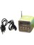 Yeşil T D-V26 Hoparlör Mini Fm Radyo Alıcısı Mp3 Müzik Çalar LCD Soundbar-Sd Tf Müzik Stereo Dizüstü Bilgisayar Hoparlörü (Yurt Dışından) 4