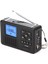 Fm Am Taşınabilir Dab/fm/am Radyo Bluetooth Tf Kart Acil Durum Radyosu El Feneri ile Güneş El Krank Radyo (Yurt Dışından) 2