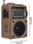 Camel HRD-701 Taşınabilir Tam Bantlı Dijital Radyo Subwoofer Tf Kart Fm Mw Sw Wb Alıcı (Yurt Dışından) 5