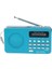 Beyaz T-205 Fm Radyo Alıcısı Taşınabilir Hifi Kart Hoparlör Kamp Yürüyüş Açık Spor Için Dijital Mp3 Müzik Hoparlör (Yurt Dışından) 2