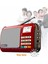 Kırmızı Rolton W505 Mp3 Çalar Mini Taşınabilir Ses Hoparlörleri Fm Radyo LCD Ekran Desteği Tf Kartı Müzik Çalma Yüksek LED El Feneri (Yurt Dışından) 4
