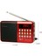 Kırmızı K11 Mini Taşınabilir Radyo Yaşlılar Için Hediye El Fm USB Tf Mp3 Çalar Hoparlör 8000 Şarkı Şarj Edilebilir Dijital Fm Radyo (Yurt Dışından) 5