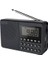 Siyah Fm/am/sw Mp3 Müzik Çalar Çift Anten Tam Bant Radyo Alıcısı LED Dijital Ekran 2.1 Kanal Desteği USB Stick/tf Kart (Yurt Dışından) 1