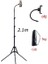 2.1 M Tripod 1 1.2/1.6/2.1 M Taşınabilir Alüminyum Telefon Dsl Kamera Canlı Tripod Standı Dağı Dijital Kamera Tripod Desteği iPhone Için LED Halka Işık (Yurt Dışından) 1