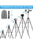Teleskop Seti 152 cm Kamera Tripod Standı Dslr/slr Için Alüminyum Sıvı Kafalı, Profesyonel Fotoğrafçılık Tripod Telefon Tutucu Uzaktan (Yurt Dışından) 3
