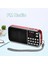 Siyah Y-501 Fm Radyo Dijital Destek Tf Kart USB Aux Taşınabilir LED El Feneri Ses Müzik Çalar Hoparlör Cep Telefonu Için (Yurt Dışından) 3