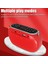 JS-5616-KIRMIZI Mini Radyo Taşınabilir Fm Alıcısı Bluetooth Stereo Hoparlör Tf/usb Müzik Çalar, Kulaklık Bağlantı Noktası/gürültü Önleyici Mıc/led Ekran (Yurt Dışından) 5