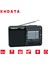 Siyah Xhdata D-328 Siyah Taşınabilir Radyo Am Fm Sw 12 Bantlı, Dsp/mp3 Müzik Çalar ve Tf Kart Yuvası USB Mini Fm Radyo Alıcısı (Yurt Dışından) 1