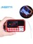 Kırmızı Jınserta Taşınabilir Mini Fm Radyo Hoparlör Müzik Çalar Tf Kart USB Pc Telefon Kılıfı Için LED Ekran Multimedya Mp3 Müzik Hoparlör (Yurt Dışından) 1