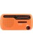 Turuncu 1200 Mah Çok Fonksiyonlu El Radyosu Güneş Krank Dinamo Enerjili Am/fm/sw Radyo Kullanımı Acil Durum LED El Feneri Güç Bankası (Yurt Dışından) 1