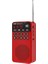 Kırmızı Cep Fm Radyo Taşınabilir Stereo Müzik Çalar Mini Kaydedici U Disk/tf Kart/kulaklık Solt Desteği Otomatik Kanal Arama (Yurt Dışından) 1