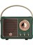 Yeşil Mini Boyut Retro Bluetooth Uyumlu Hoparlör Alıcısı Taşınabilir Klasik Hoparlörler Masaüstü Dekorasyon Seyahat Müzik Çalar (Yurt Dışından) 4