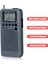 Gri HRD-104 Çift Bantlı Am Fm Radyo Taşınabilir LCD Dijital Ekran Mini Cep Radyosu, 40MM Sürücü Hoparlör ile (Yurt Dışından) 5