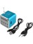 Mavi Taşınabilir Mp3/4 Fm Radyo, Mikro USB Bluetooth Alıcısı Mp3 Müzik Çalar Dahili Ses Arabirimi Hoparlör LCD Stere (Yurt Dışından) 1