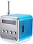 Mavi Mini TD-V26 Dijital Fm Radyo Hoparlör Taşınabilir Fm Alıcısı LCD Stereo Hoparlör Desteği Mikro Tf Kart A2 (Yurt Dışından) 1