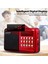 Kırmızı Mini Taşınabilir Radyo El Şarj Edilebilir Dijital Fm USB Tf Mp3 Çalar Hoparlör Hava Durumu Radyo Istasyonu Çalar Saat (Yurt Dışından) 5