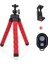 Kırmızı Sünger Ahtapot Mini Tripod Taşınabilir Kamera Mini Tripodlar IPhone Samsung Xiaomi Akıllı Telefon Kamera Tripodu Telefon Esnek (Yurt Dışından) 1