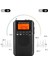 Siyah HRD-104 Cep Am Fm Radyo LCD Dijital Radyo Frekansı Ekranı Şarj Edilebilir Mini Stereo Radyo Sürücü Hoparlör ile Taşınabilir (Yurt Dışından) 3