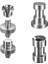 C 1 Takım 1/4 3/8 "erkek Dişi Metal Vida Kitleri Tripod Monopod Vidalı Bağlantı Dönüştürücü Adaptör Flaş Işığı Standı Fotoğraf Kiti (Yurt Dışından) 5