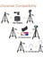 U-Şekilli Telefon Klipsi Telefon Için Tripod Hafif Kamera Tripod Standı Bluetooth Uyumlu Uzaktan Telefon Tutucu Video Fotoğrafçılığı Xiaomi Huawei Için (Yurt Dışından) 5