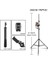 200 cm Tripod Telefon Tutucu 1/4 Vida Kafası Işık Cep Telefonu Standı Selfie Sopa Ayarlanabilir Fotoğraf Stüdyosu Flaşlar Fotoğraf Kamera (Yurt Dışından) 1