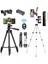 Sadece Tripod-Gümüş Hafif Kamera Tripod Telefon Standı Tutacağı Taşınabilir Masaüstü Cep Telefonu Tripod iPhone Canon Sony Nikon Video Kamera Para (Yurt Dışından) 2