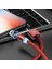 1m Kırmızı Kablo Manyetik USB Kablosu Hızlı Şarj USB C Tipi Kablo Mıknatıslı Şarj Cihazı Veri Şarjı Mikro USB Kablosu Cep Telefonu Kablosu USB Kablosu Kablosu (Yurt Dışından) 3