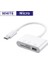 Mikro 3'ü 1 Arada Beyaz Sd Kart Okuyucu USB C Kart Okuyucu 3'ü 1 Arada USB Tf/mirco Sd Akıllı Bellek Kartı Okuyucu Tip C Otg Flash Sürücü Kart Okuyucu Adaptörü (Yurt Dışından) 1