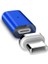 Mavi USB Tip C Manyetik Adaptör iPhone Xiaomi Samsung Lg Için USB C Dişi USB C Mikro Ios Mıknatıs USB Tip-C Dönüştürücü Konektörü (Yurt Dışından) 1