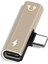 Tuhao Altın 1 Adet 3.5mm Tip C Ses Adaptör Fişi Yardımcı Jak Adaptör Soketi USB C Şarj Uzatma Kulaklık Adaptörü Xiaomi Huawei Için (Yurt Dışından) 1