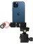 Siyah Metal Telefon Tripodu Montaj Adaptörü Alüminyum Akıllı Telefon Tutucu Klip Standı iPhone Samsung Huawei Xiaomi Cep Telefonu Aksesuarları (Yurt Dışından) 5