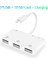 3xusb Sd Tf Chg Lightning - RJ45 Ethernet Otg Adaptörü Iphone/ipad Için USB 3 Kamera Adaptörü ve Şarj Bağlantı Noktası ile Lan Kablolu Ağ Hub'ı (Yurt Dışından) 1